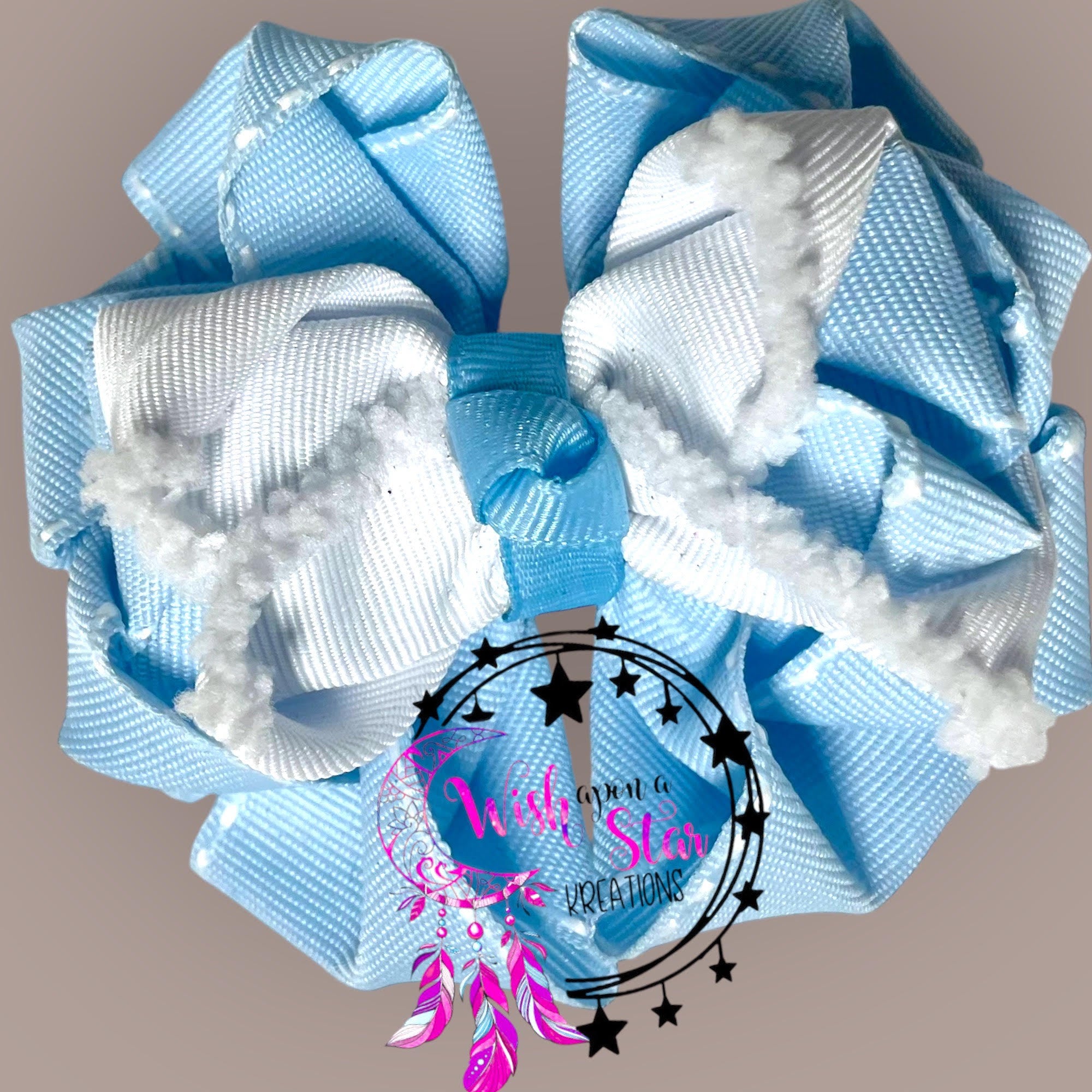 Baby Blue Royal Bow