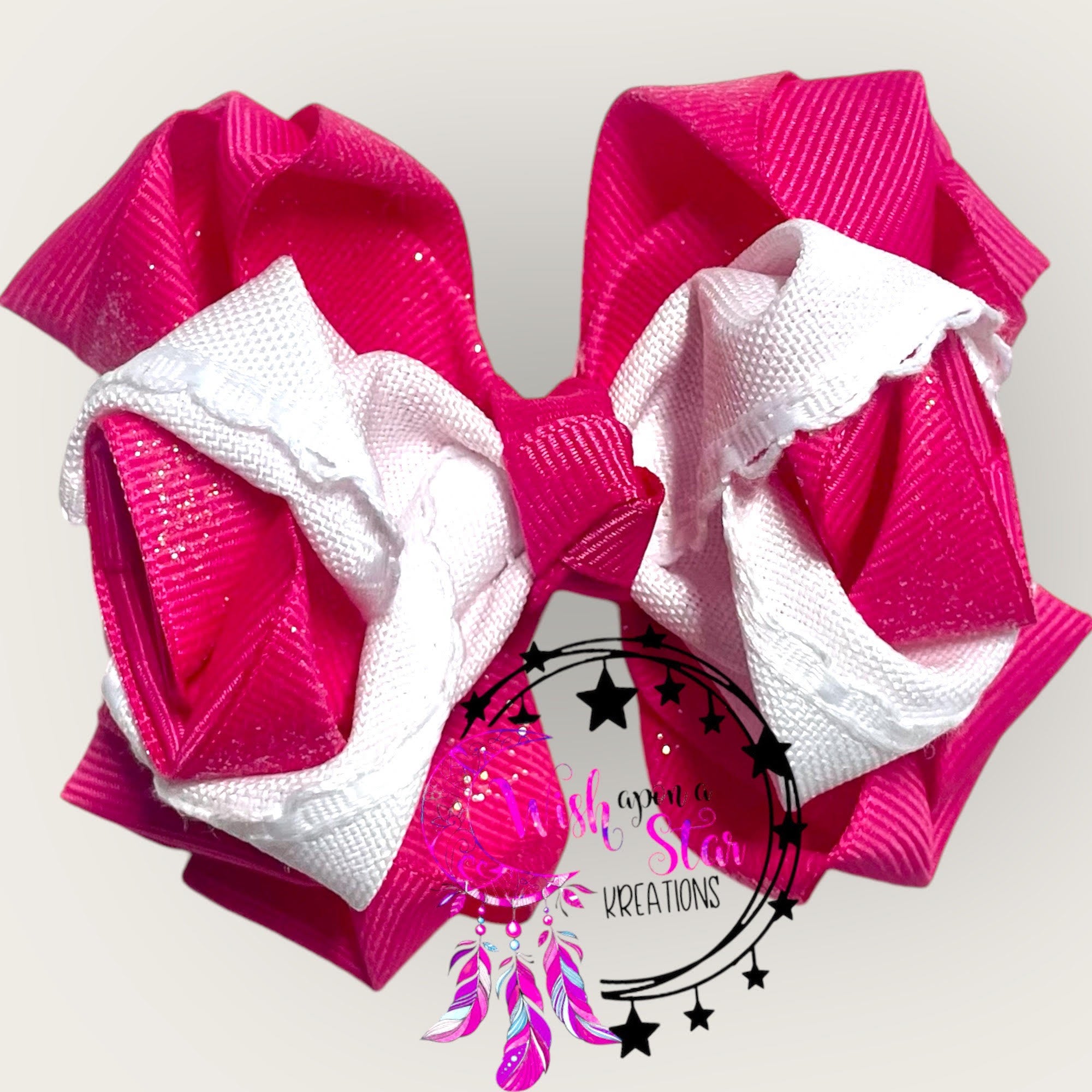 Sparkly Pink Royal Bow